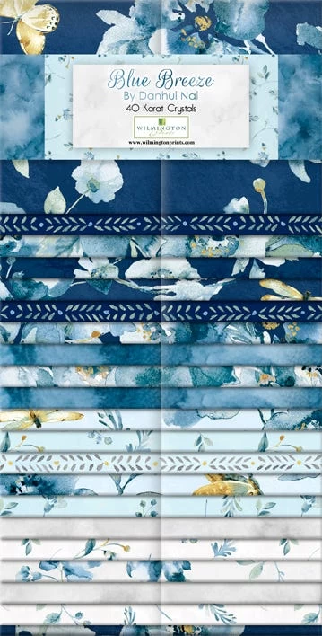 Blue Breeze 40 Karat CrystalsDanhui Nai For Wilmington Prints 2 Blue Breeze 40 Karat CrystalsDanhui Nai For Wilmington Prints - Image 2