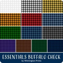 Essentials Buffalo Check Half Yard BundleWilmington Prints -Fabric Sewing Store wilm essentialsbuffalocheck ydg 900 new 2