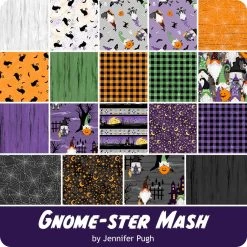 Gnome-ster Mash 40 Karat CrystalsJennifer Pugh For Wilmington Prints -Fabric Sewing Store wilm gnome stermash precut 900