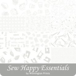 Essentials Sew Happy Half Yard BundleWilmington Prints -Fabric Sewing Store wilm sewhappyessentials ydg cs 1