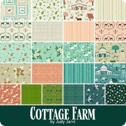Cottage Farm Fat Quarter BundleJudy Jarvi For Windham Fabrics -Fabric Sewing Store windh cottagefarm ydg cs 1