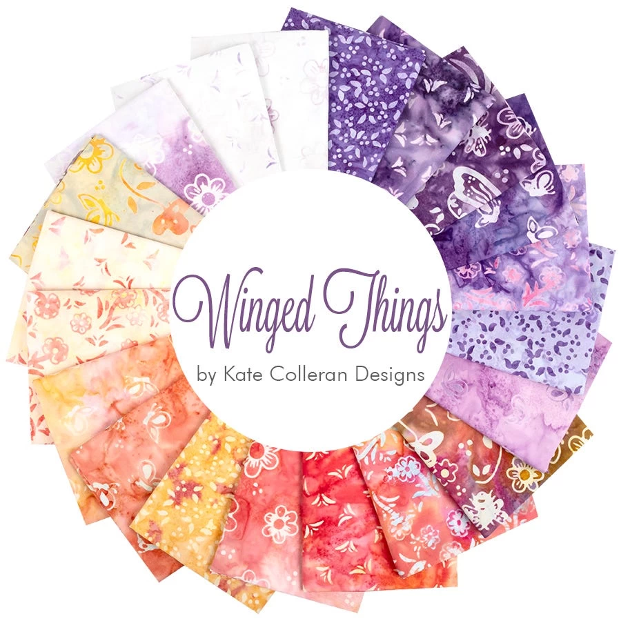 Winged Things Fat Quarter BundleKate Colleran Designs For Island Batik 1 Winged Things Fat Quarter BundleKate Colleran Designs For Island Batik