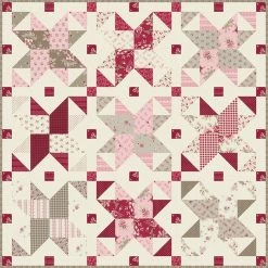 Sugarberry Jolly BarBunny Hill Designs For Moda Fabrics -Fabric Sewing Store withlove 56.5x56.5 1