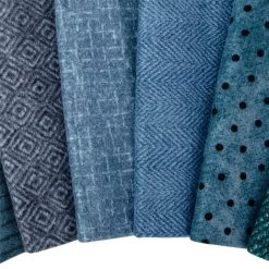 Stormy Seas Woolies Flannel 10" SquaresBonnie Sullivan By Maywood Studio -Fabric Sewing Store wooliesflannelstormyseas cu2 1