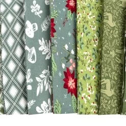 Yuletide Forest Fat Quarter BundleKatherine Lenius For Riley Blake Designs -Fabric Sewing Store yuletide forest cu3