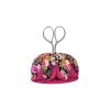 Dritz Black Pink Floral Dome Pin Cushion With ScissorsDritz #Z00268-22